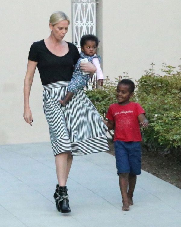 charlize theron kids charlize theron kids